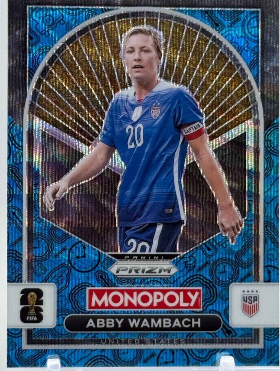 Abby Wambach [Four Corners Blue Wave] #92