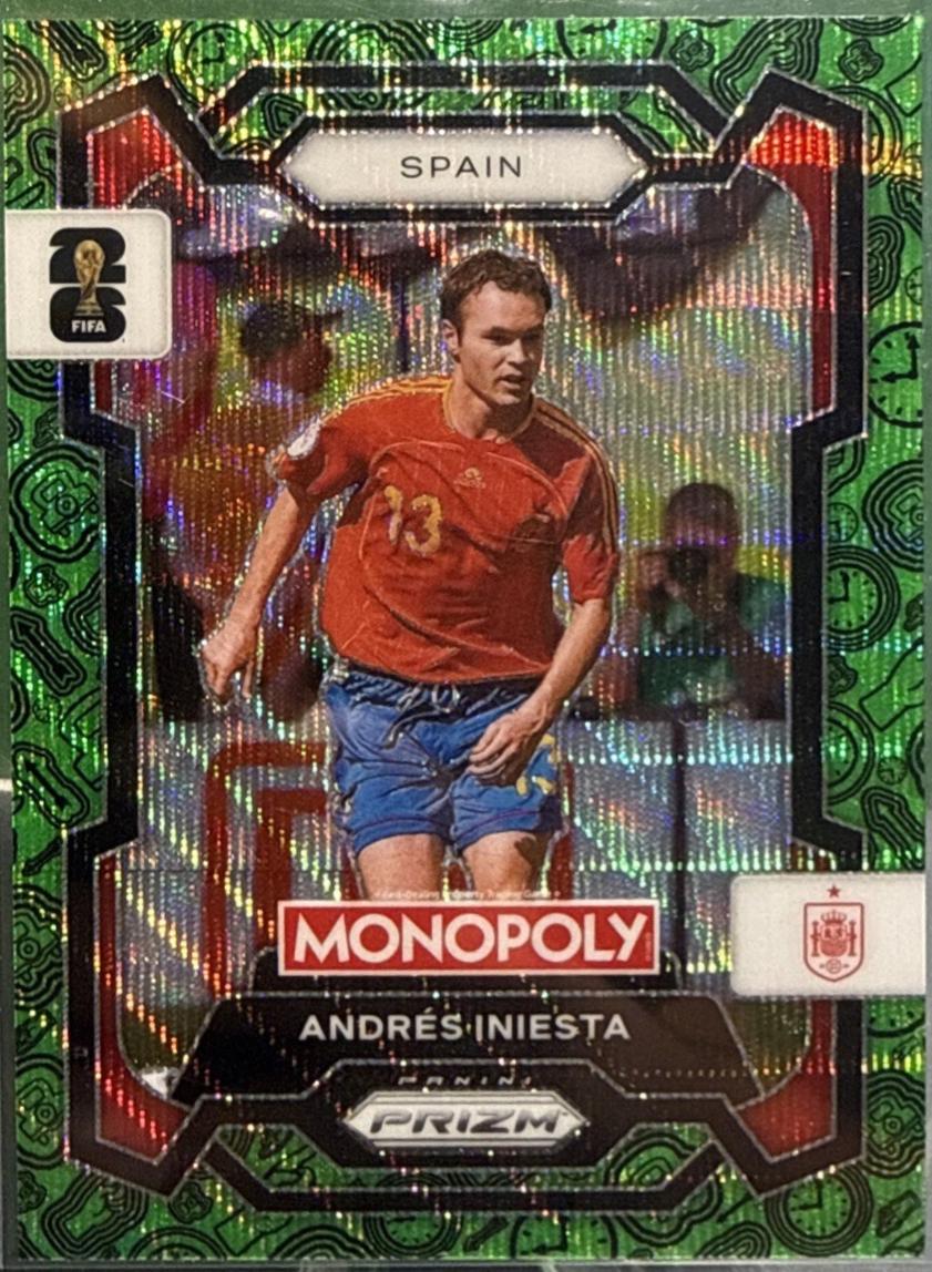 Andres Iniesta [Four Corners Green Wave] #43