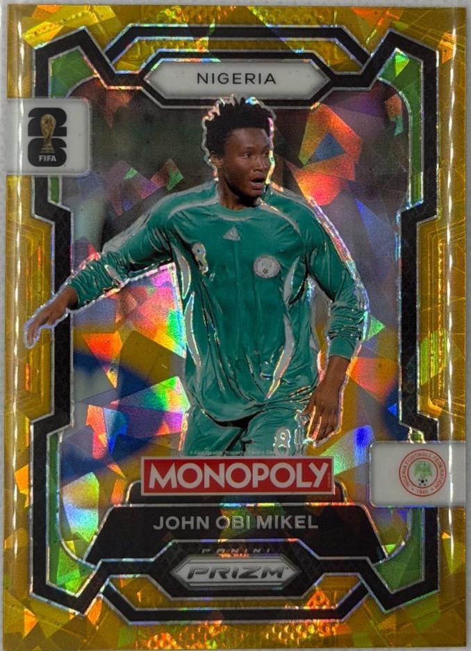 John Obi Mikel [Gold Cracked Ice] #81