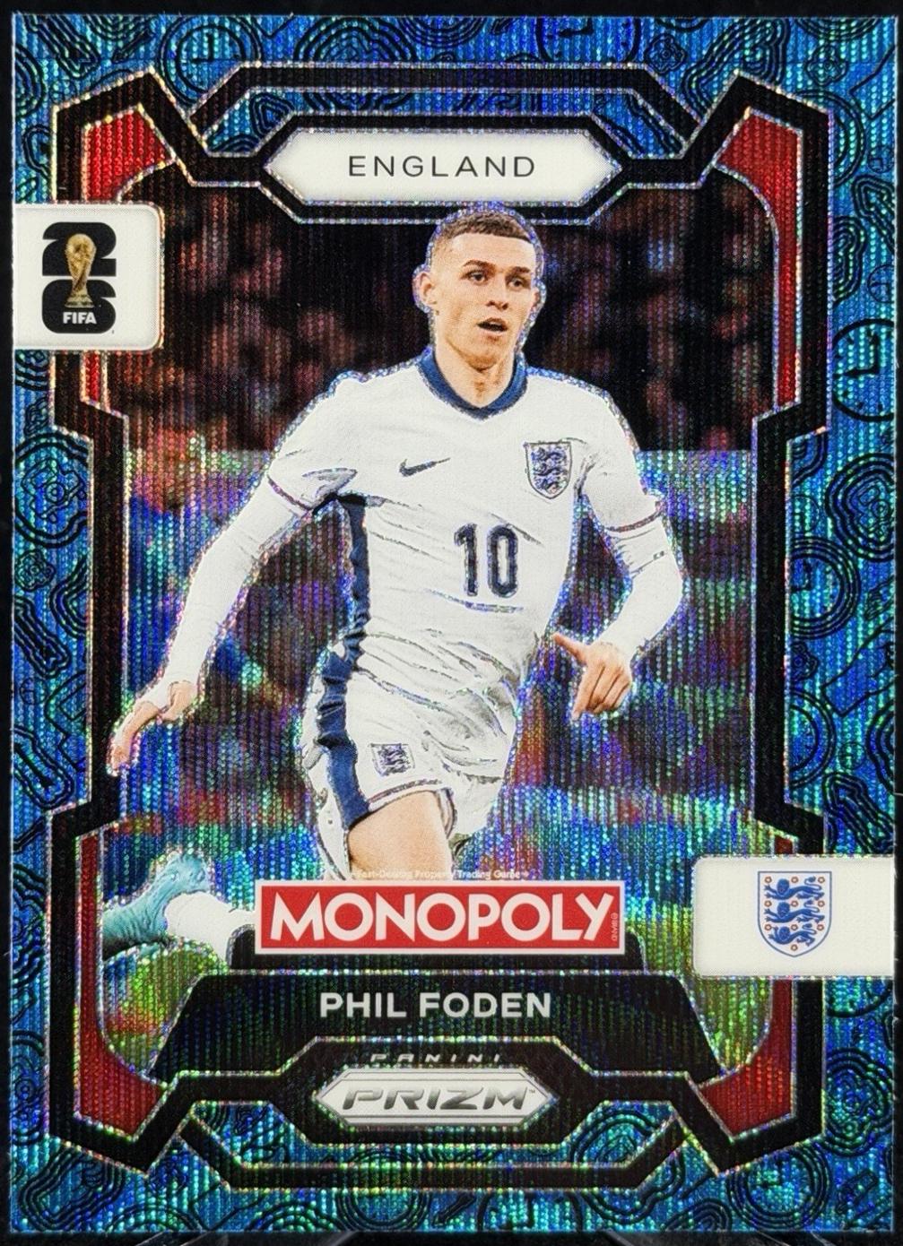 Phil Foden [Four Corners Blue Wave] #29