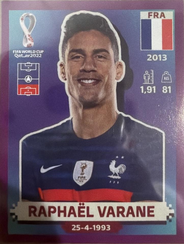 Raphael Varane [Purple] #FRA10