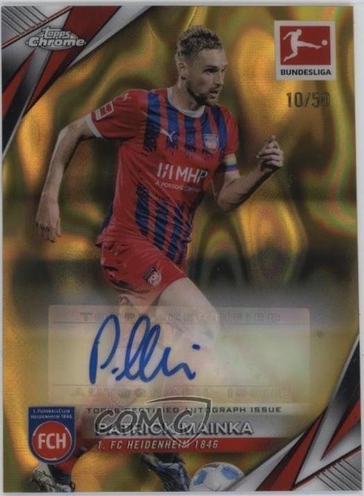Patrick Mainka [Gold Lava Refractor] #BA-PM