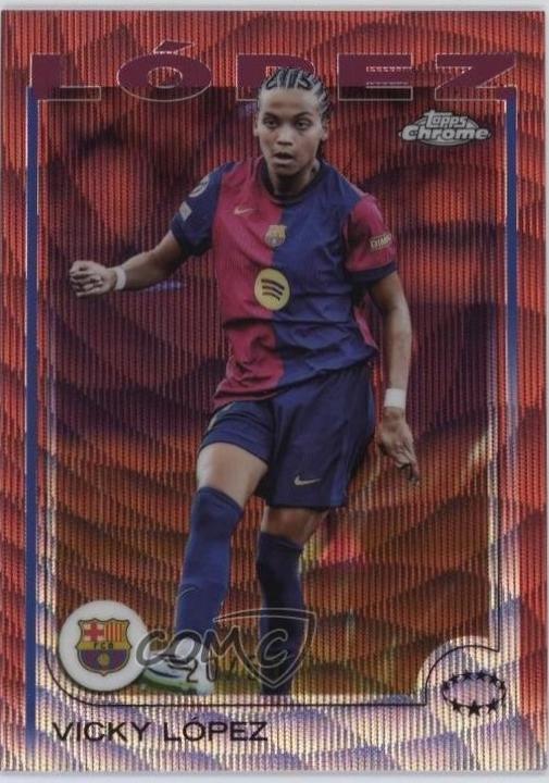 Vicky Lopez [Red Wave Refractor] #58