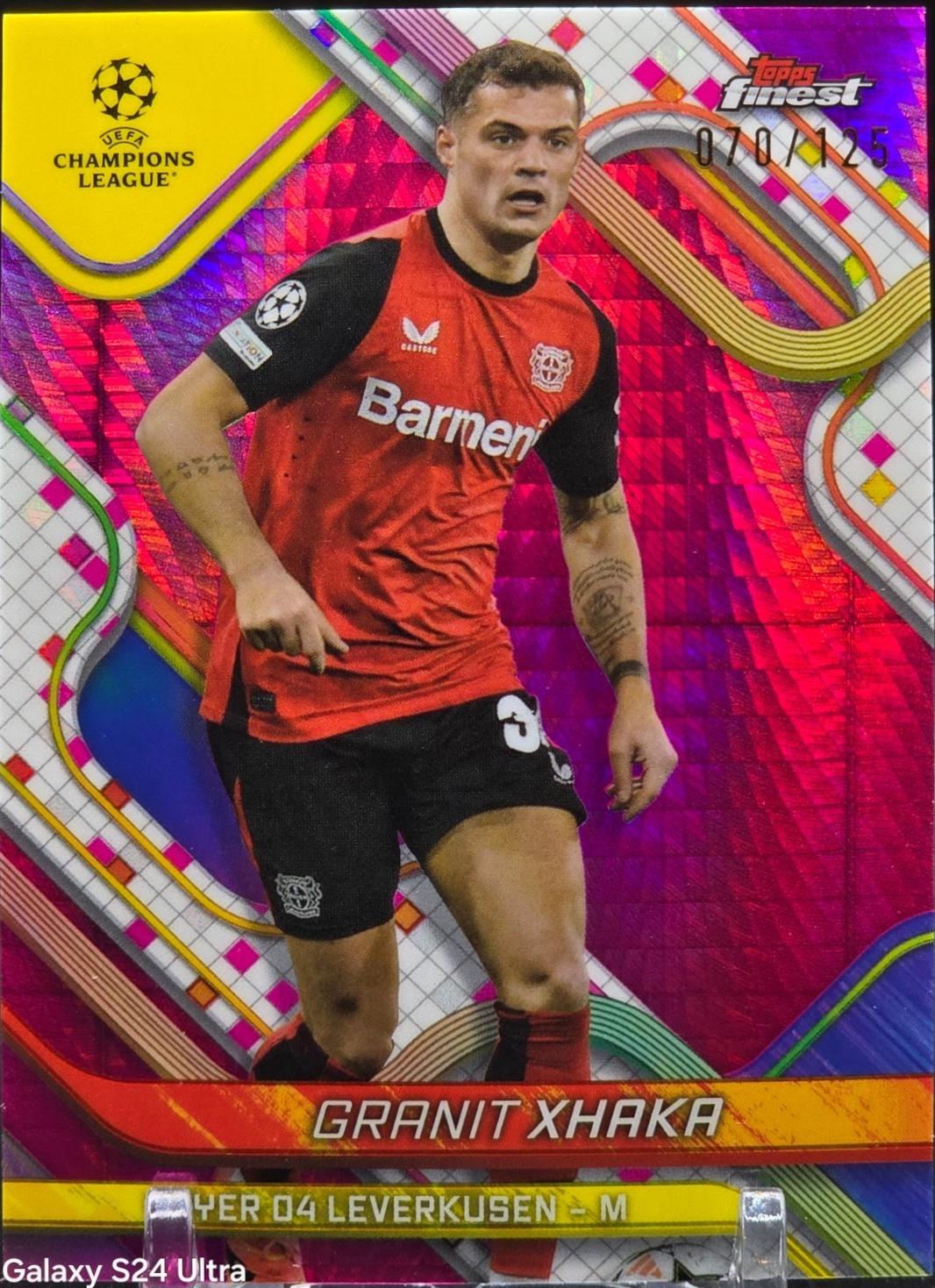 Granit Xhaka [Pink Prism Refractor] #34