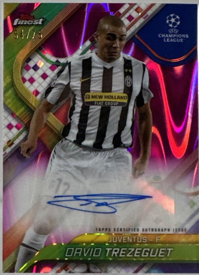 David Trezeguet [Magenta Wave Refractor] #BA-DT