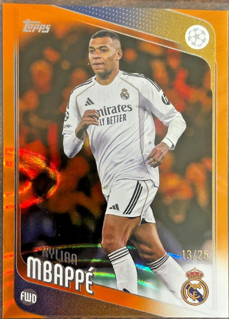 Kylian Mbappe [Orange Raindrops] #112