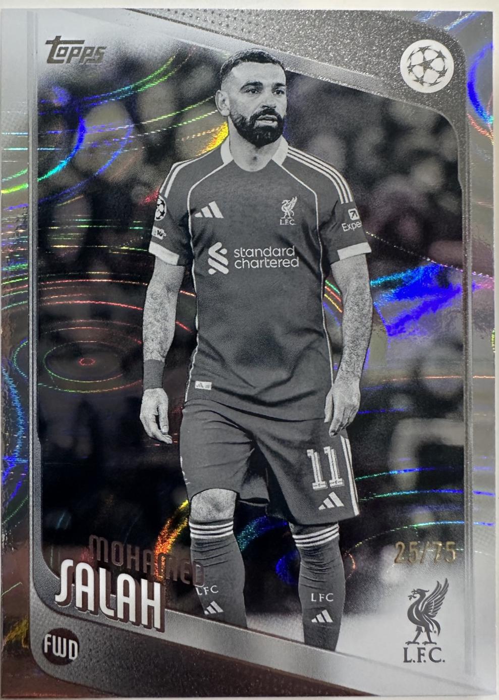 Mohamed Salah [Black White Raindrops] #136