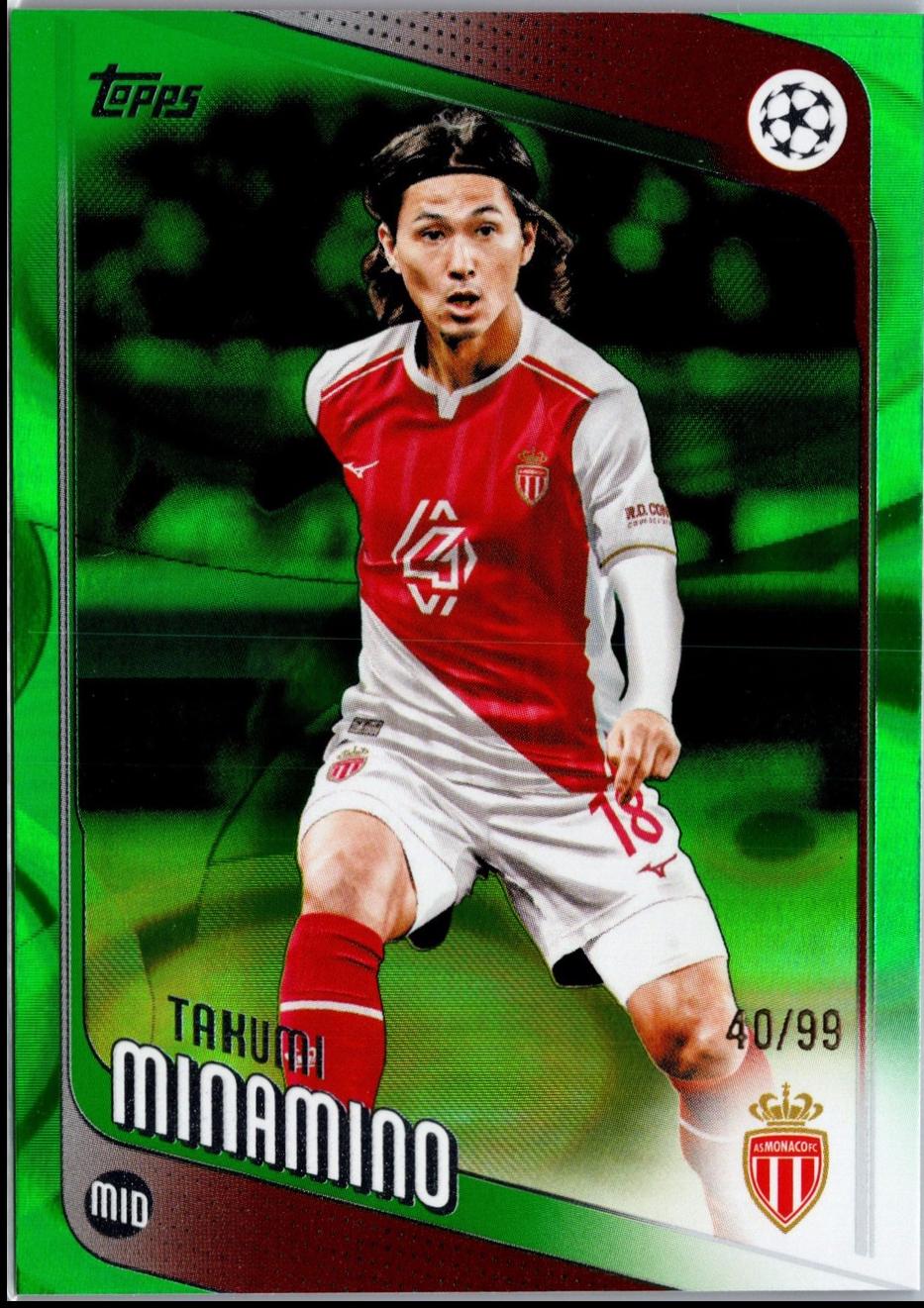 Takumi Minamino [Green Raindrops] #123