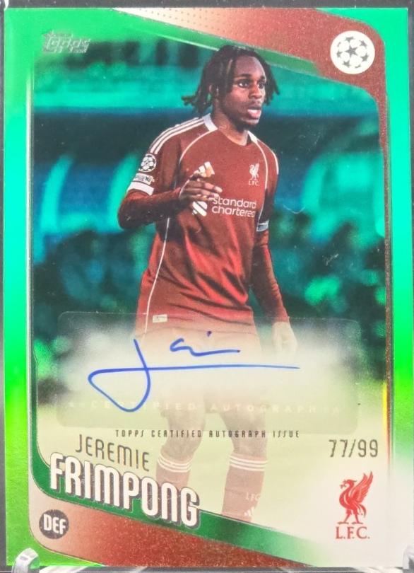 Jeremie Frimpong [Green Foil] #BA-JF