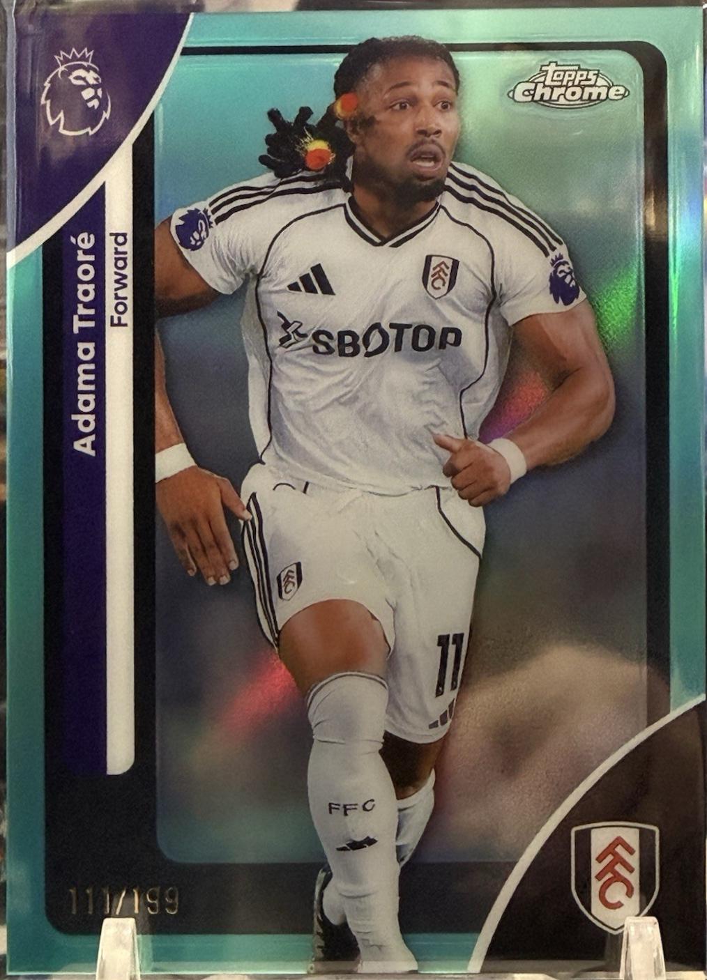 Adama Traore [Aqua Refractor] #96