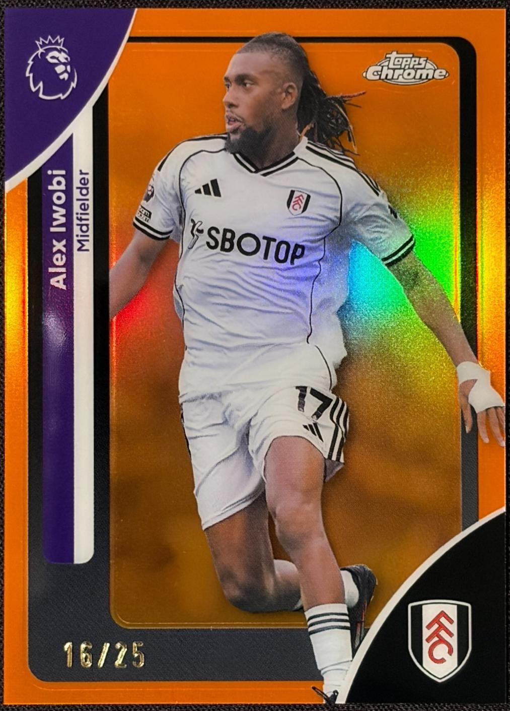 Alex Iwobi [Orange Refractor] #94