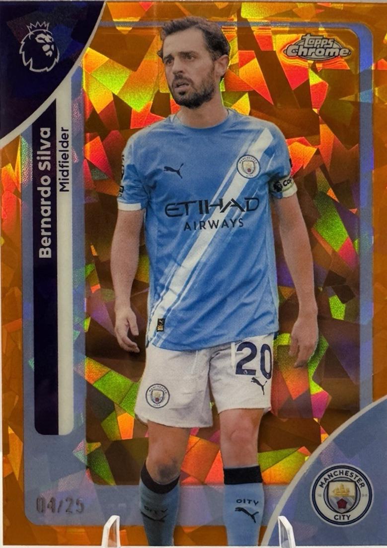 Bernardo Silva [Orange Geometric] #123