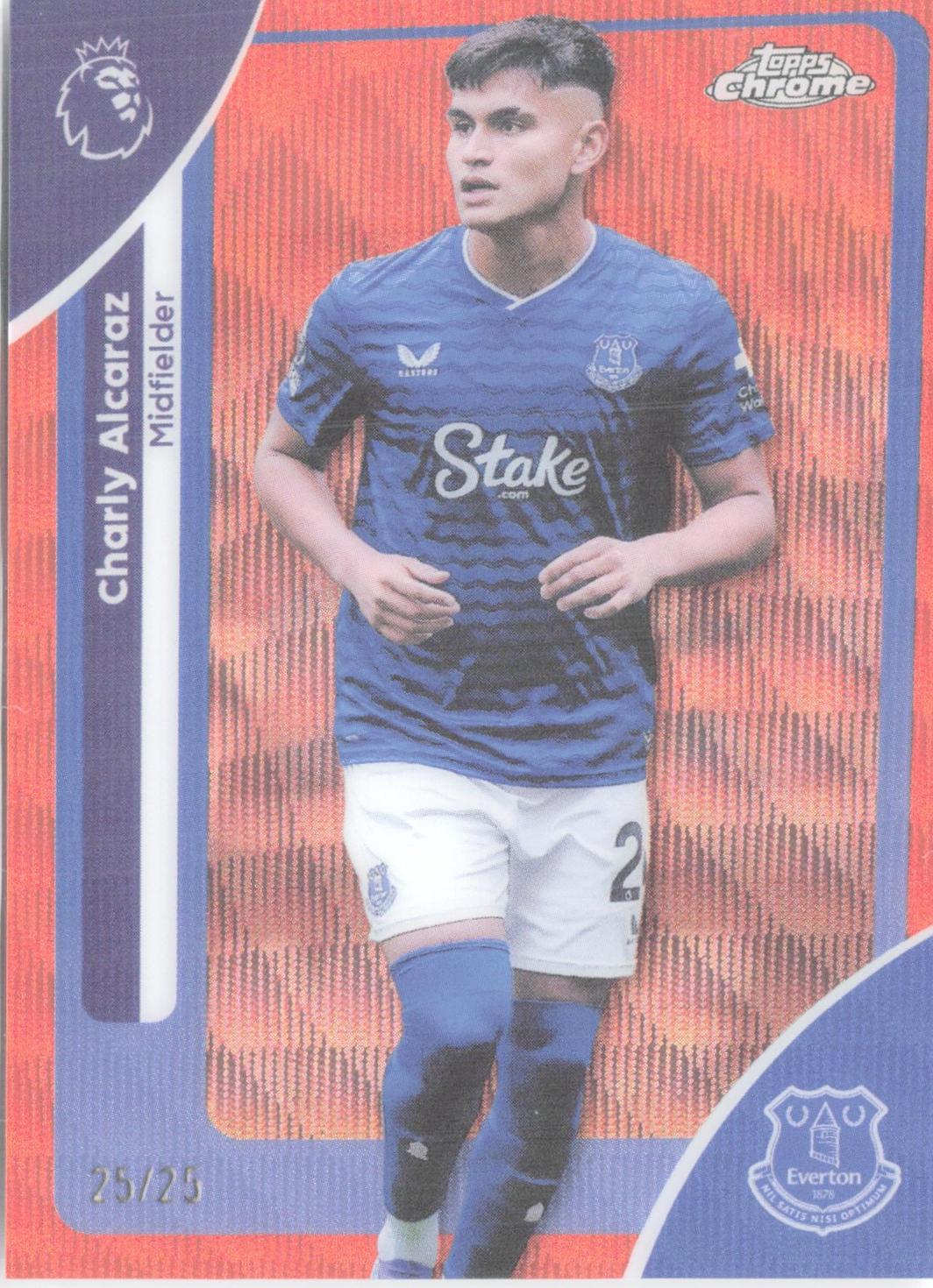 Charly Alcaraz [Orange Wave Refractor] #81