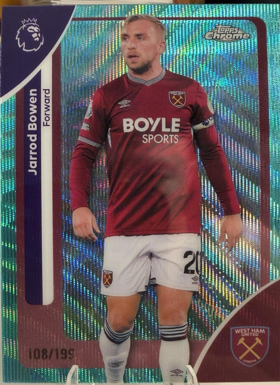 Jarrod Bowen [Aqua Wave Refractor] #182