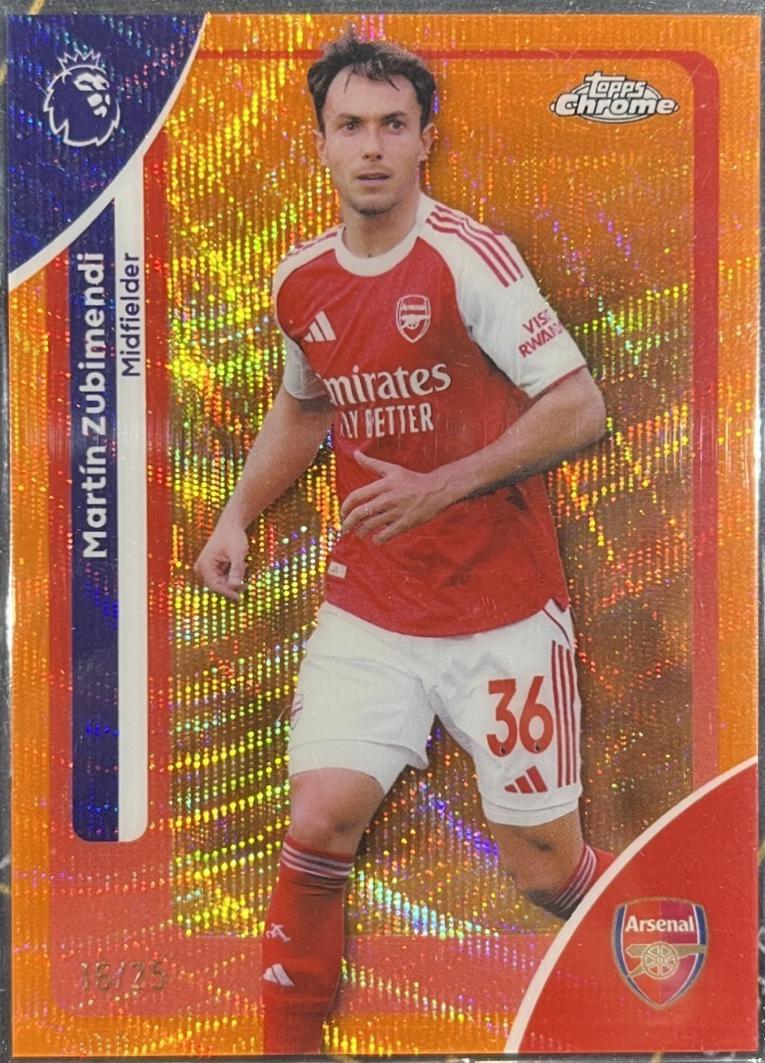 Martin Zubimendi [Orange Wave Refractor] #18