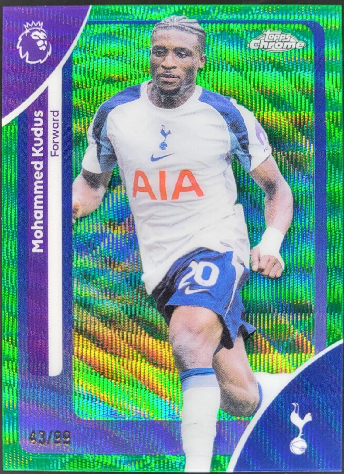 Mohammed Kudus [Green Wave Refractor] #176