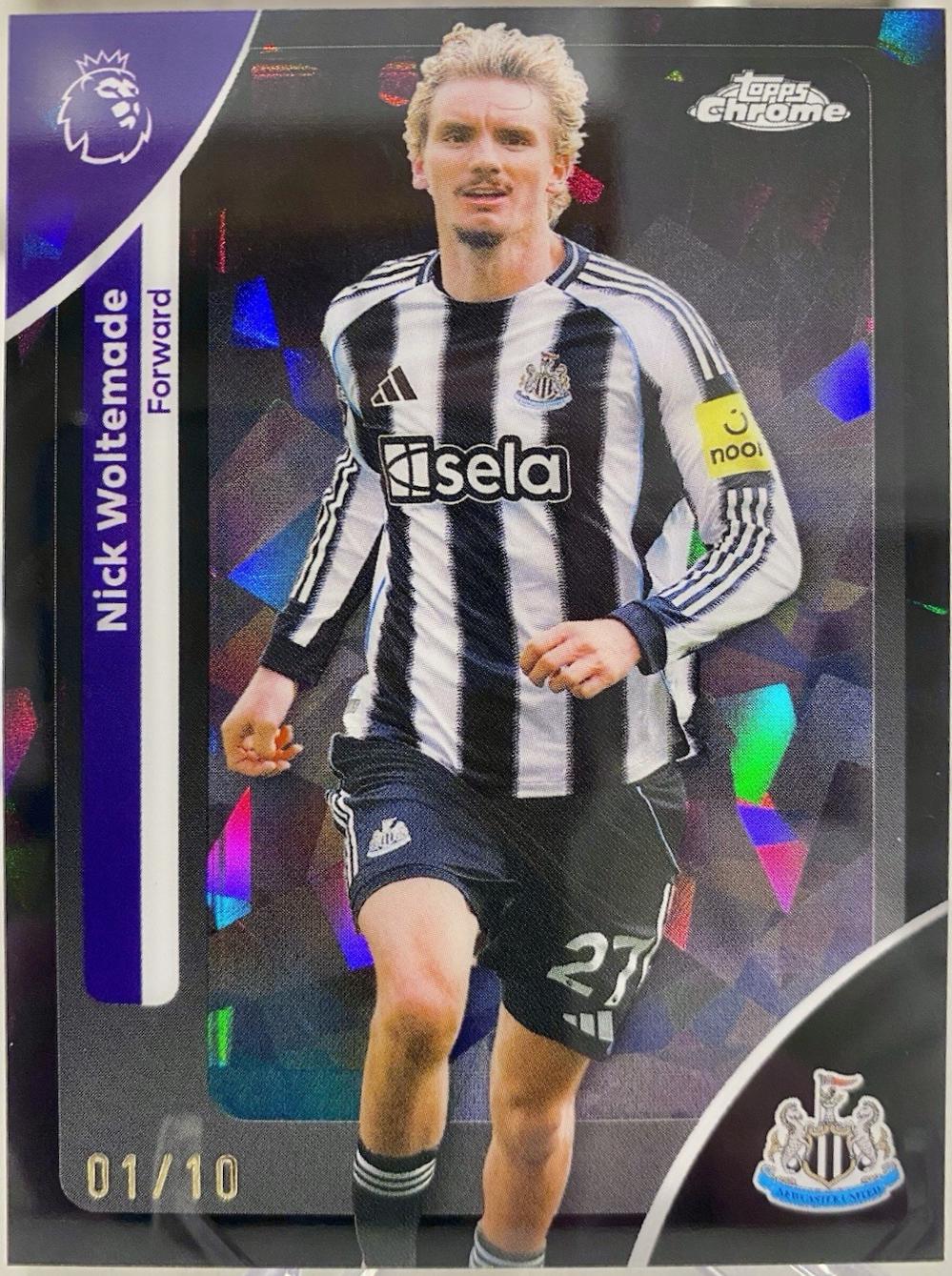 Nick Woltemade [Black Geometric] #145
