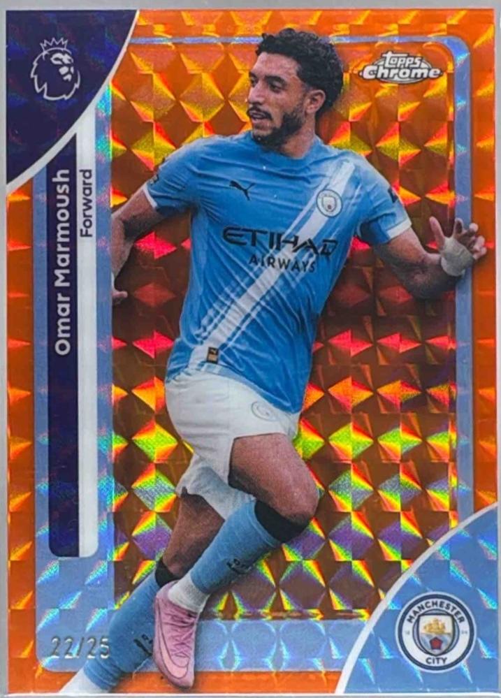 Omar Marmoush [Orange Geometric] #121