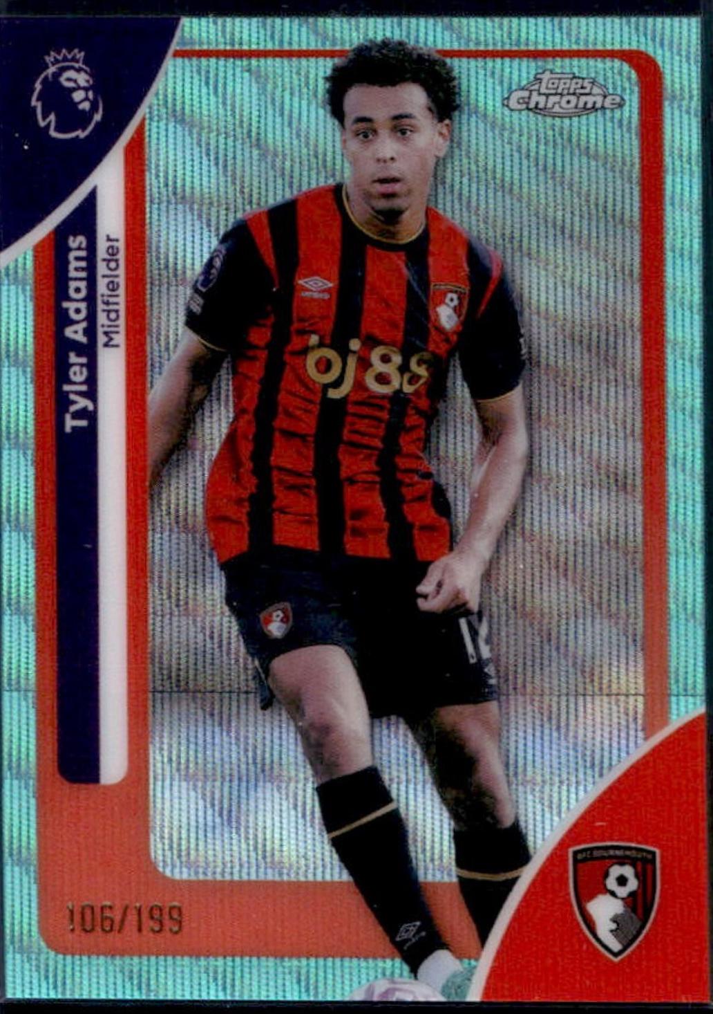 Tyler Adams [Aqua Wave Refractor] #2
