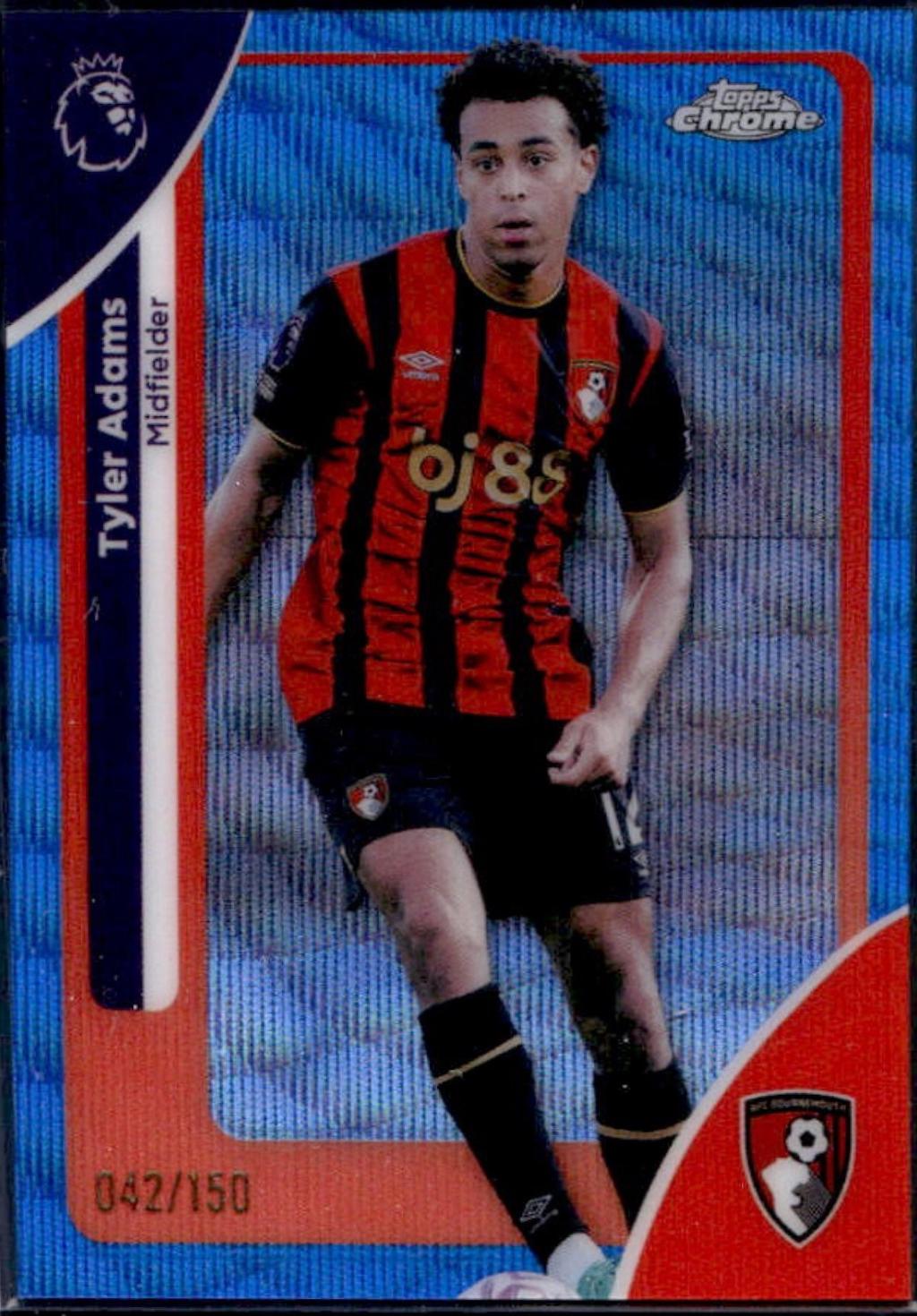 Tyler Adams [Blue Wave Refractor] #2
