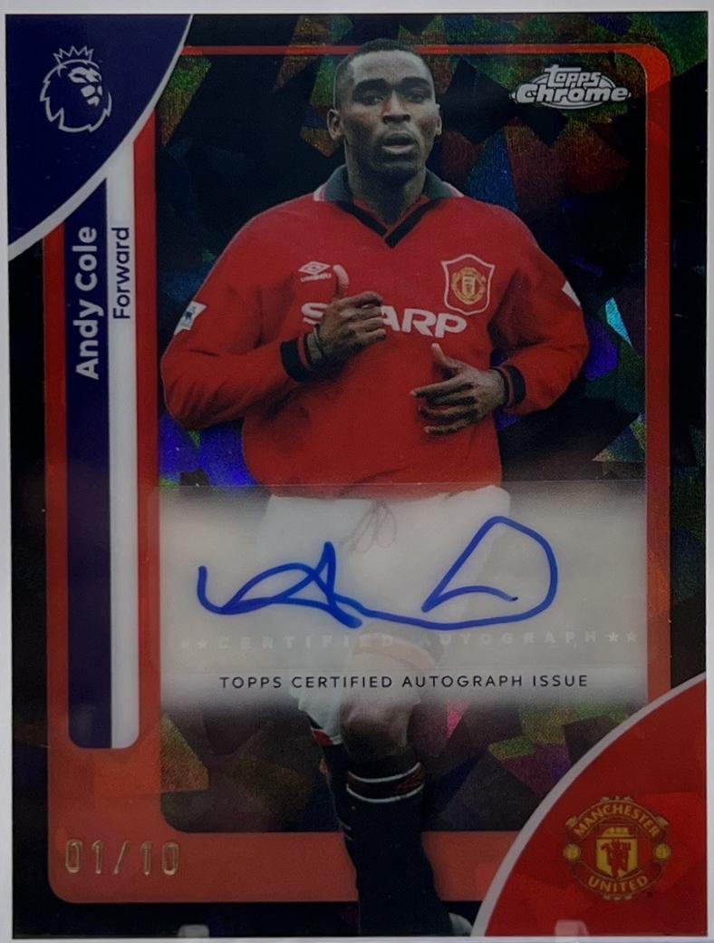 Andy Cole [Black Refractor] #CA-AC