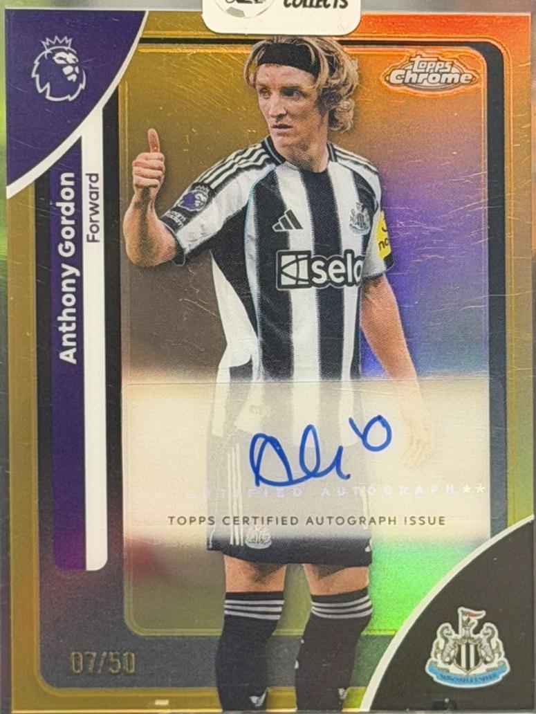 Anthony Gordon [Gold Refractor] #CA-AY