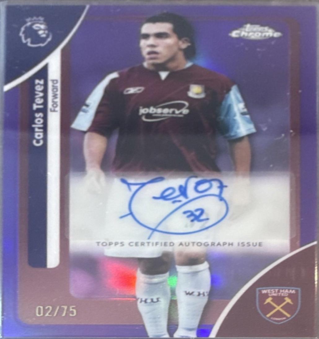 Carlos Tevez [Purple Refractor] #CA-CT