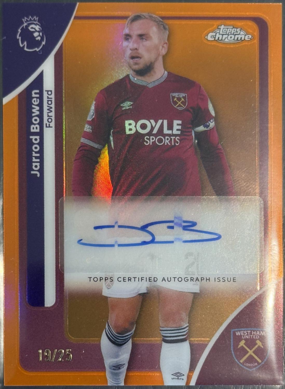Jarrod Bowen [Orange Refractor] #CA-BO