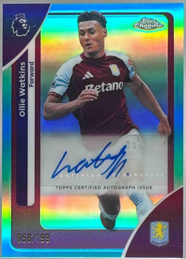 Ollie Watkins [Aqua Refractor] #CA-OW