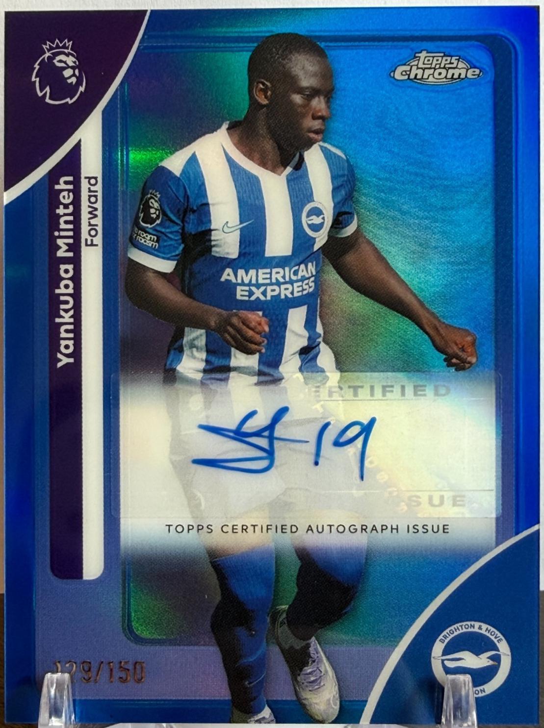 Yankuba Minteh [Blue Refractor] #CA-YM