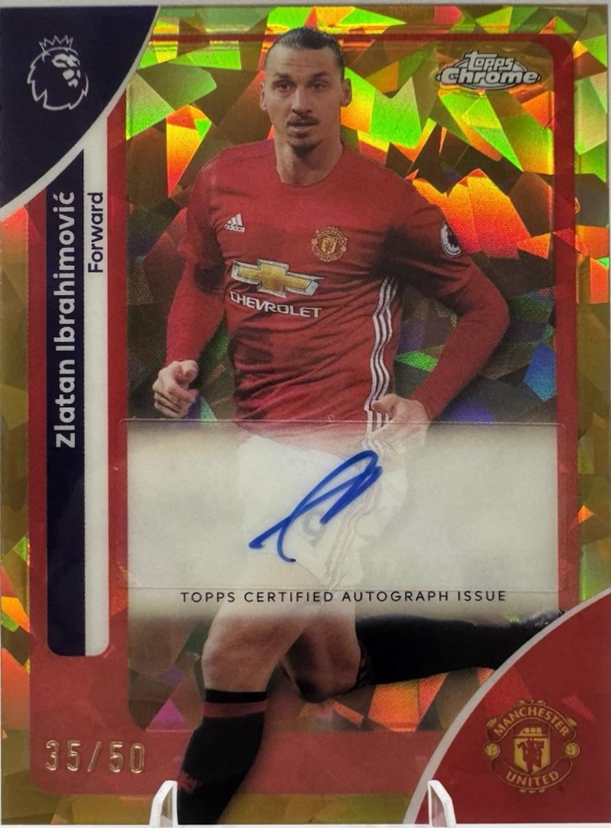 Zlatan Ibrahimovic [Gold Refractor] #CA-ZI