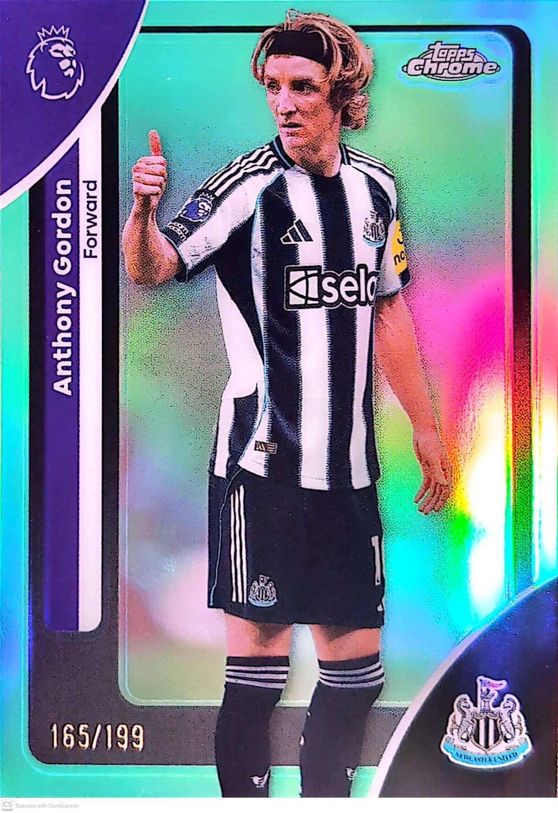 Anthony Gordon [Teal Refractor] #144