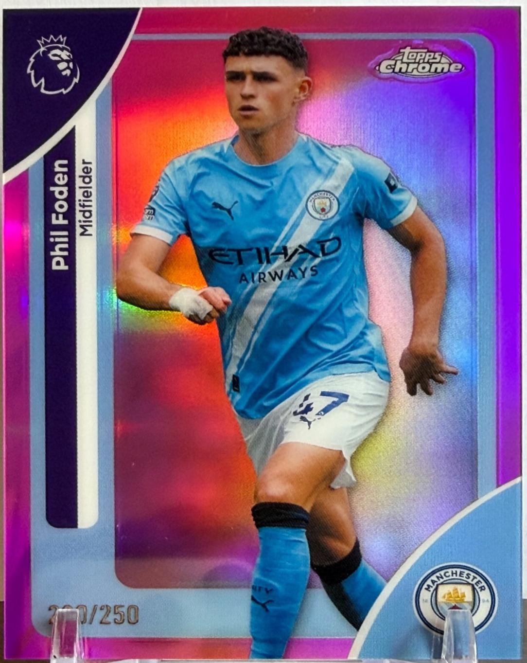 Phil Foden [Pink Refractor] #124