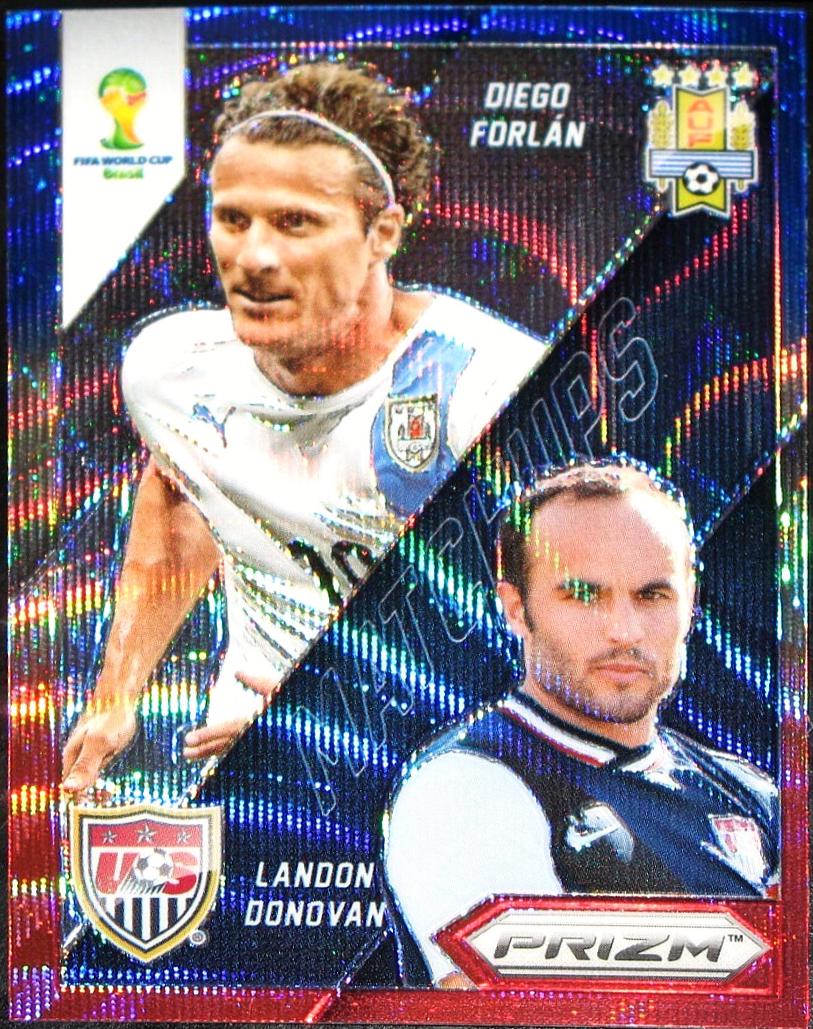 Diego Forlan / Landon Donovan [Blue & Red Wave] #26