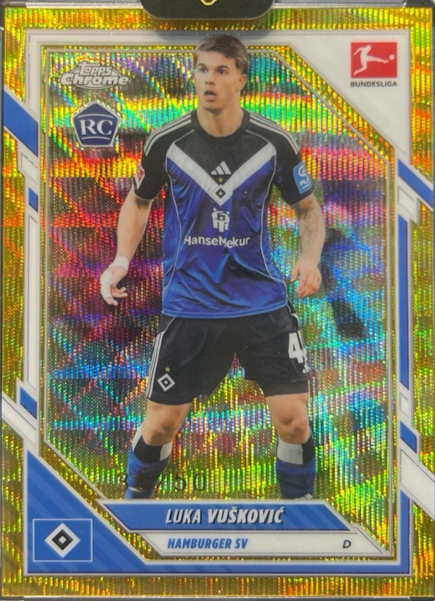 Luka Vuskovic [Gold Wave Refractor] #35