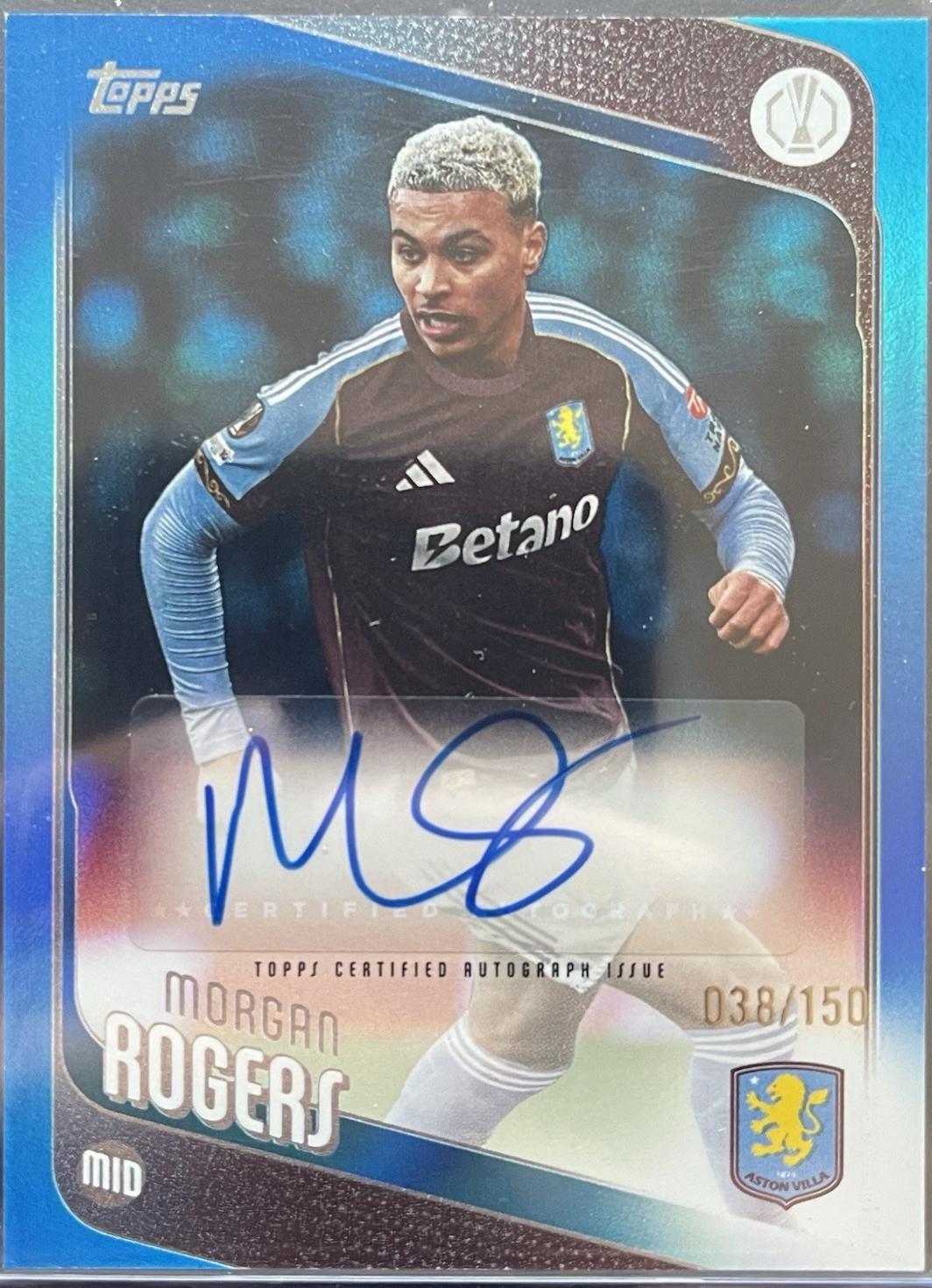 Morgan Rogers [Blue Foil] #BA-MR