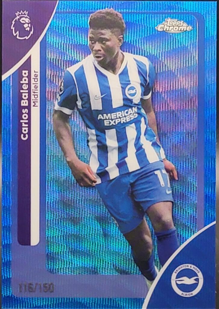 Carlos Baleba [Blue Wave Refractor] #46