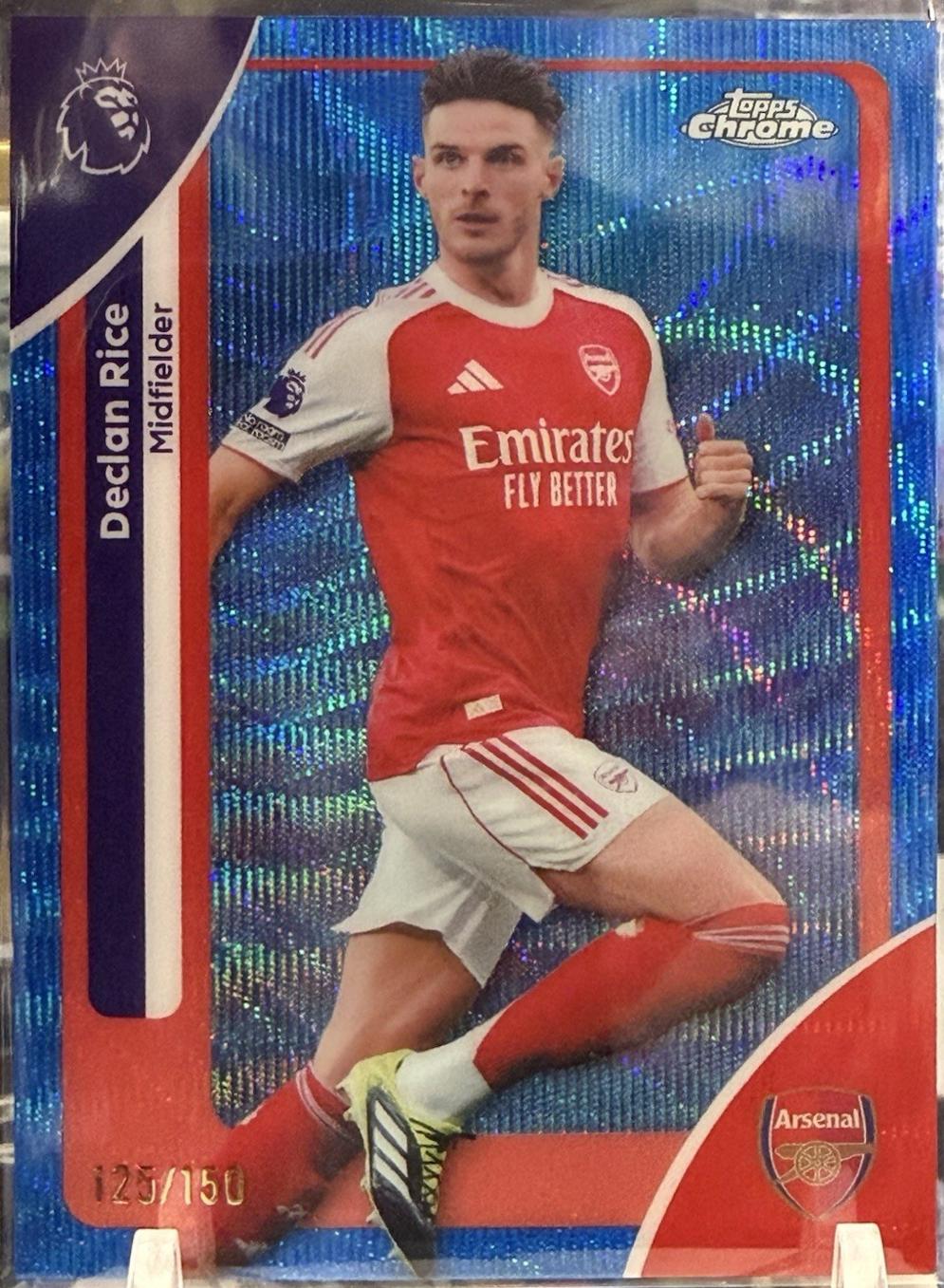 Declan Rice [Blue Refractor] #14