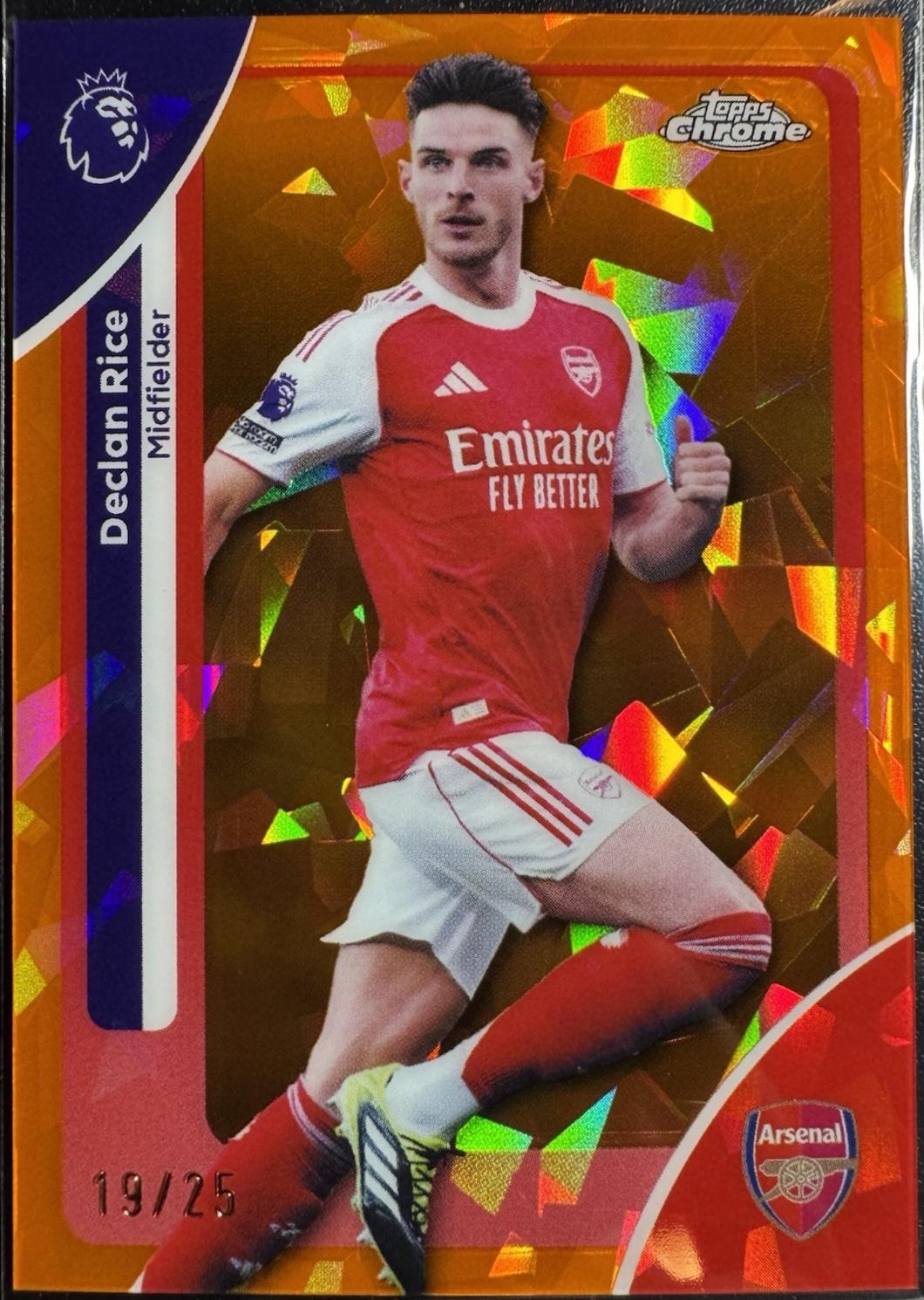 Declan Rice [Orange Refractor] #14