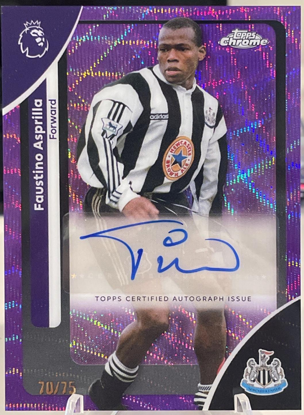 Faustino Asprilla [Purple Refractor] #CA-FA