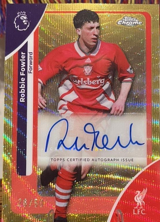 Robbie Fowler [Gold Wave Refractor] #CA-FR