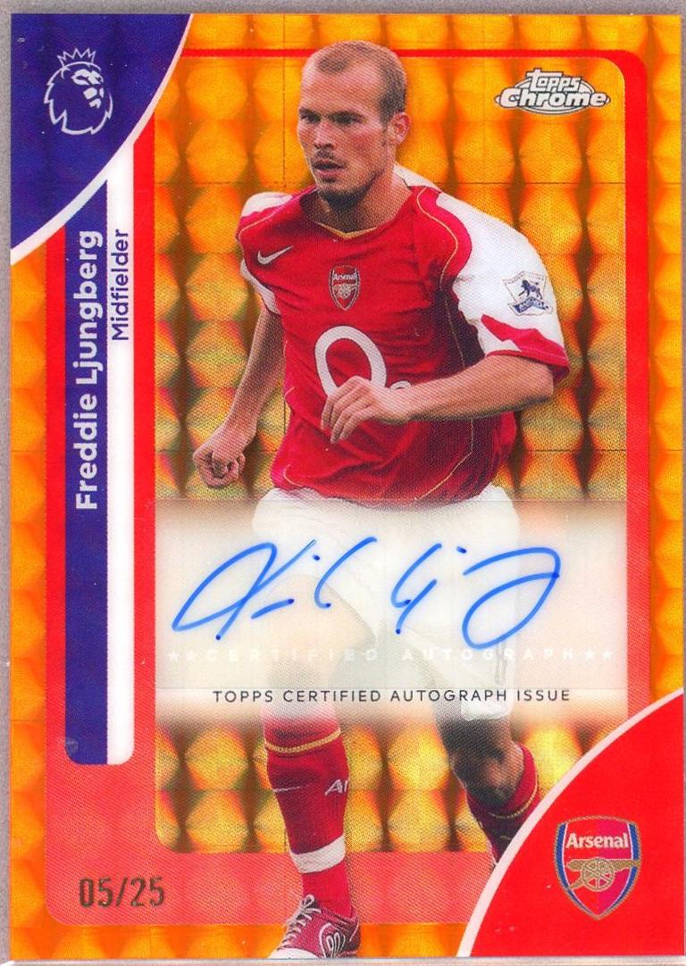 Freddie Ljungberg [Orange Geometric Refractor] #CA-LJ