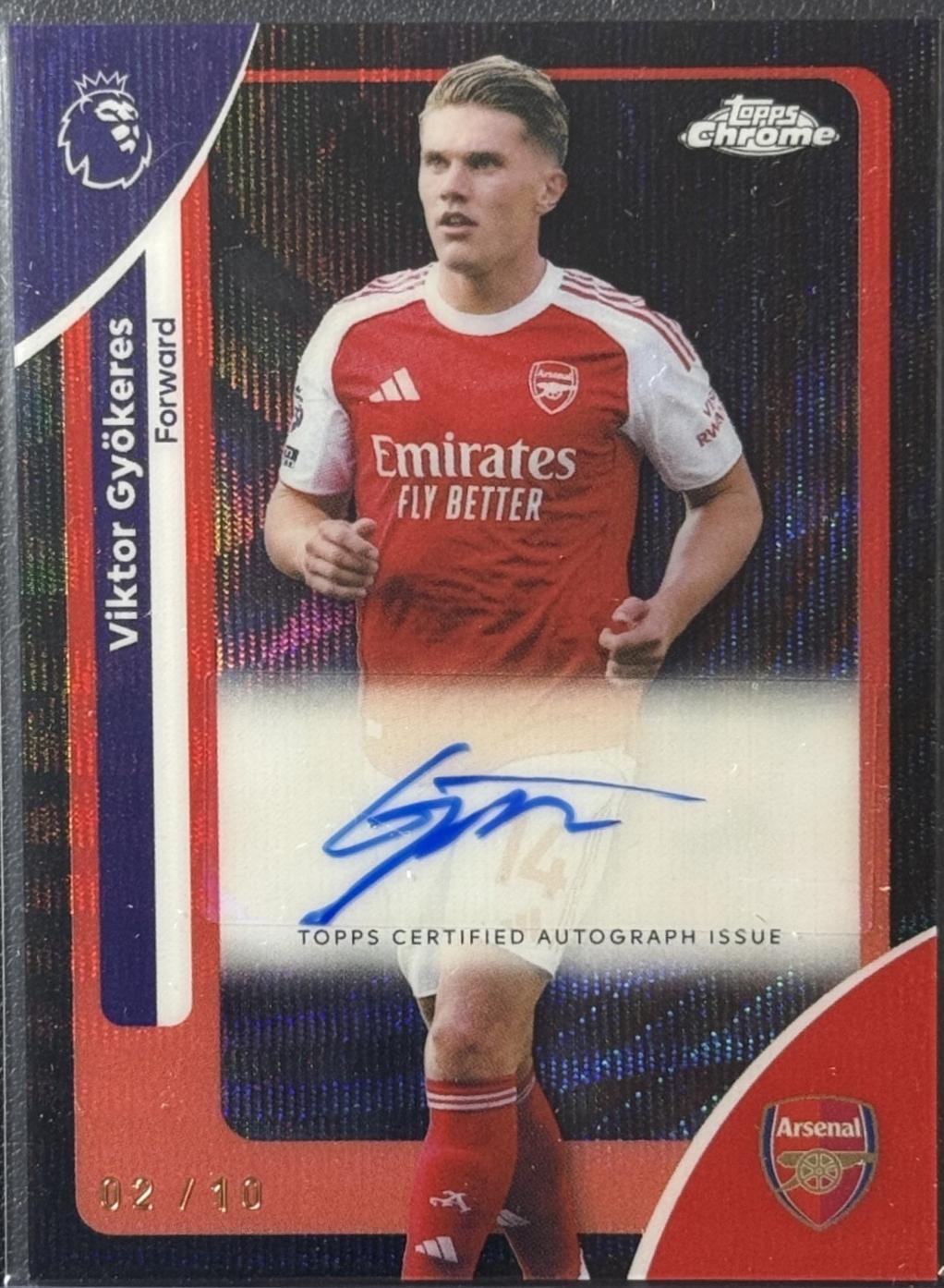 Viktor Gyokeres [Black Wave Refractor] #CA-VG