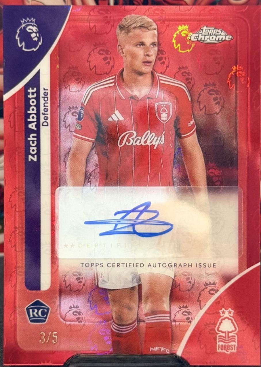 Zach Abbott [Red Refractor] #CA-AB