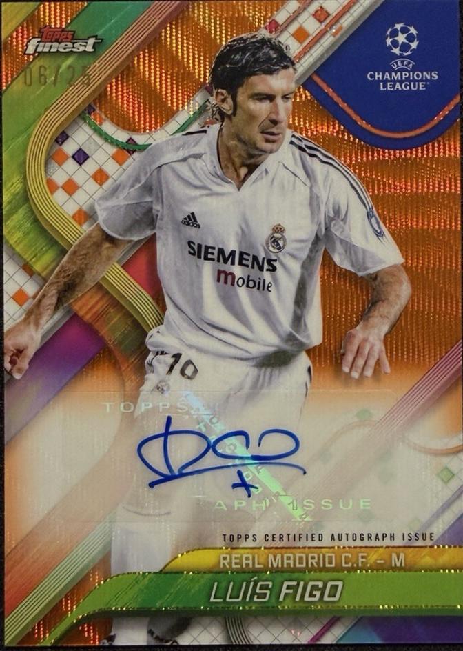 Luis Figo [Orange Refractor] #BA-LF