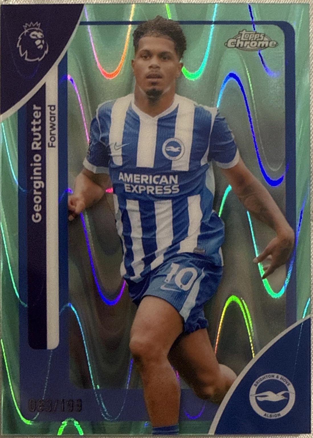 Georginio Rutter [Aqua Wave Refractor] #48