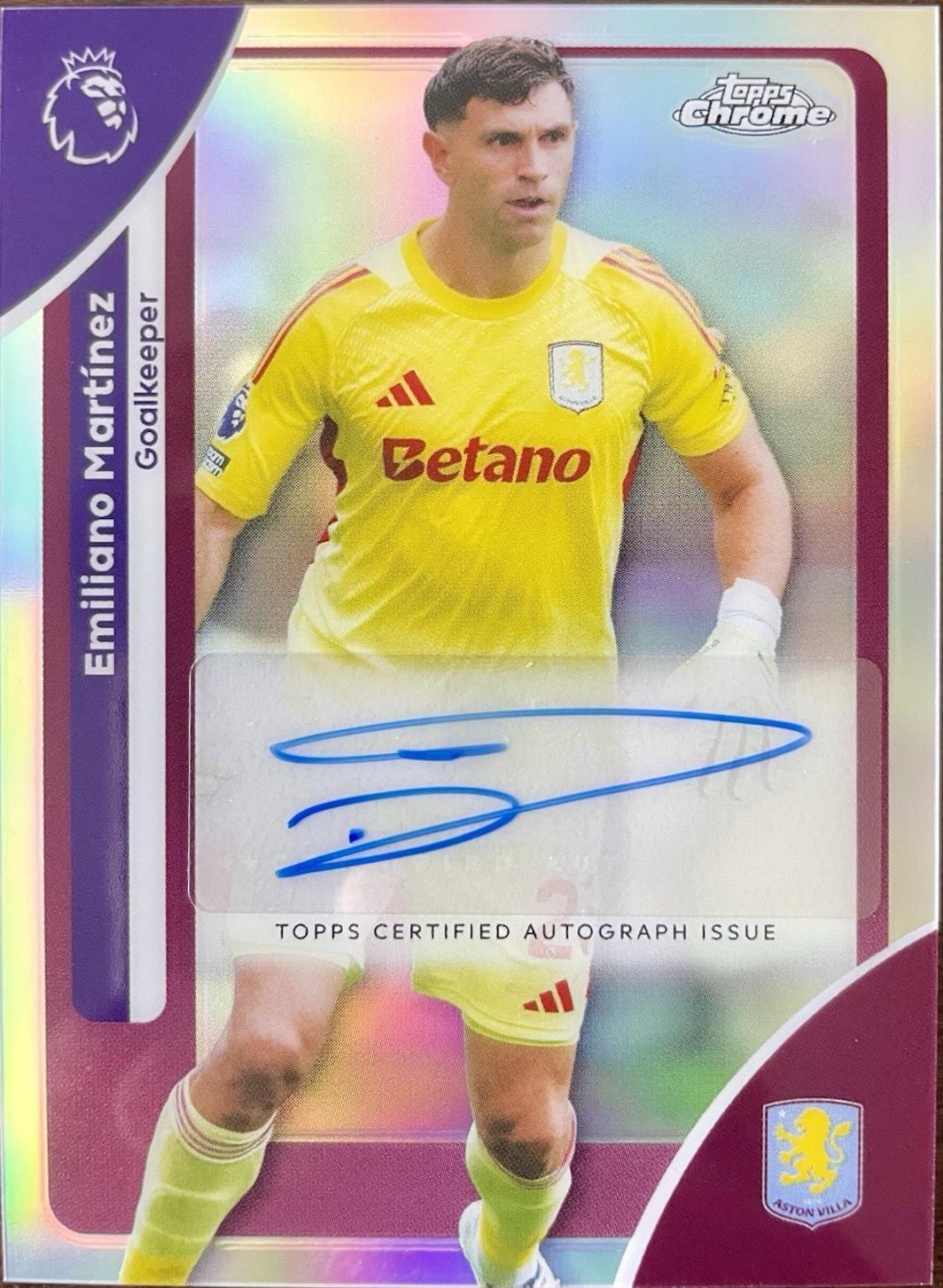 Emiliano Martinez [Refractor] #CA-EM