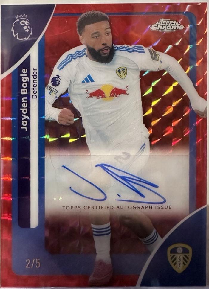 Jayden Bogle [Red Geometric Refractor] #CA-BL