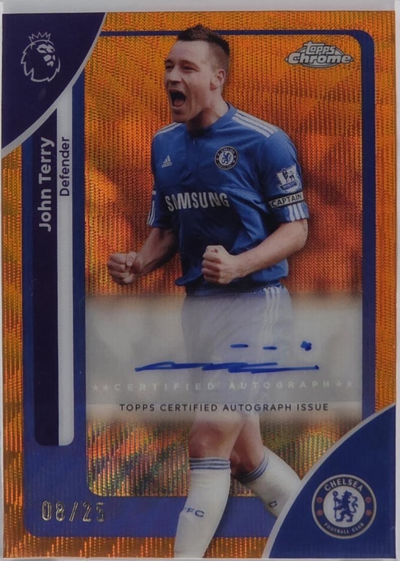 John Terry [Orange Wave Refractor] #CA-JT