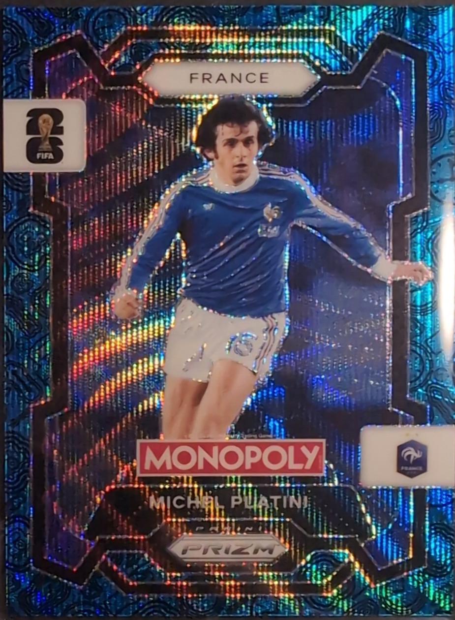 Michel Platini [Four Corners Blue Wave] #13